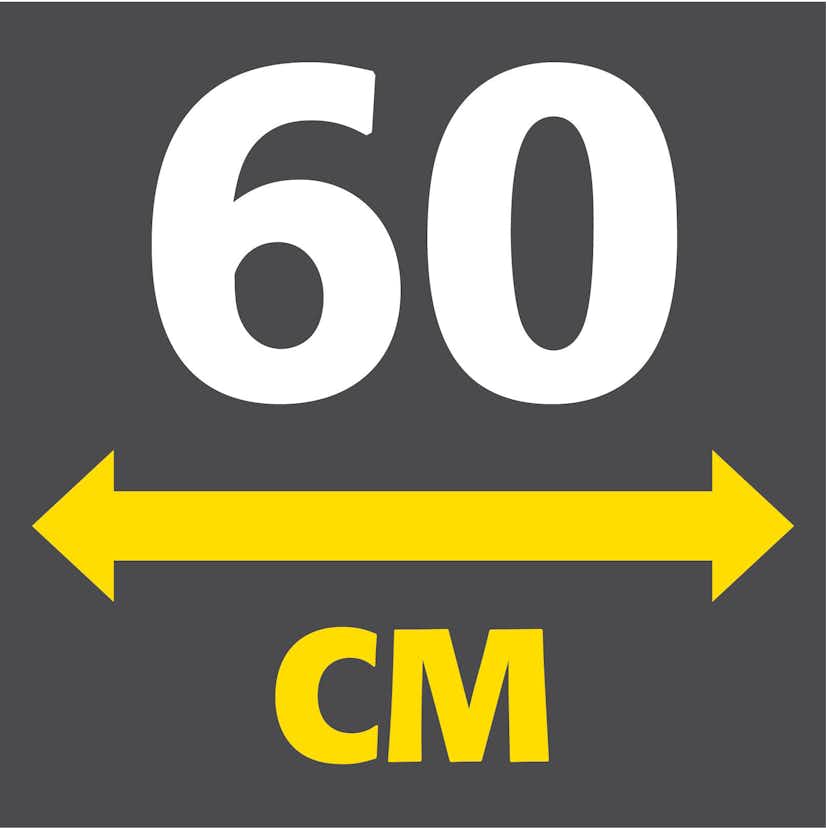 Torkställning Juwel Vägghängd & Hopfällbar 60 cm Stål Silver