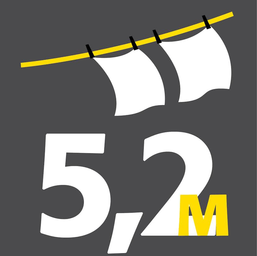 Torkställning Juwel Vägghängd & Hopfällbar 80 cm Stål Silver