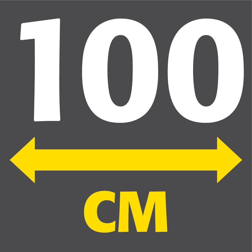 Torkställning Juwel Vägghängd & Hopfällbar 100 cm Stål Silver