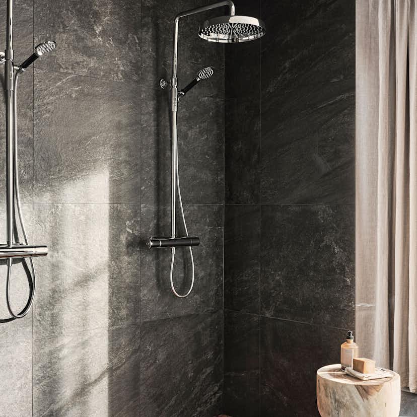 Klinker Bricmate Z66 Quartzit Black 2cm 60x60 cm