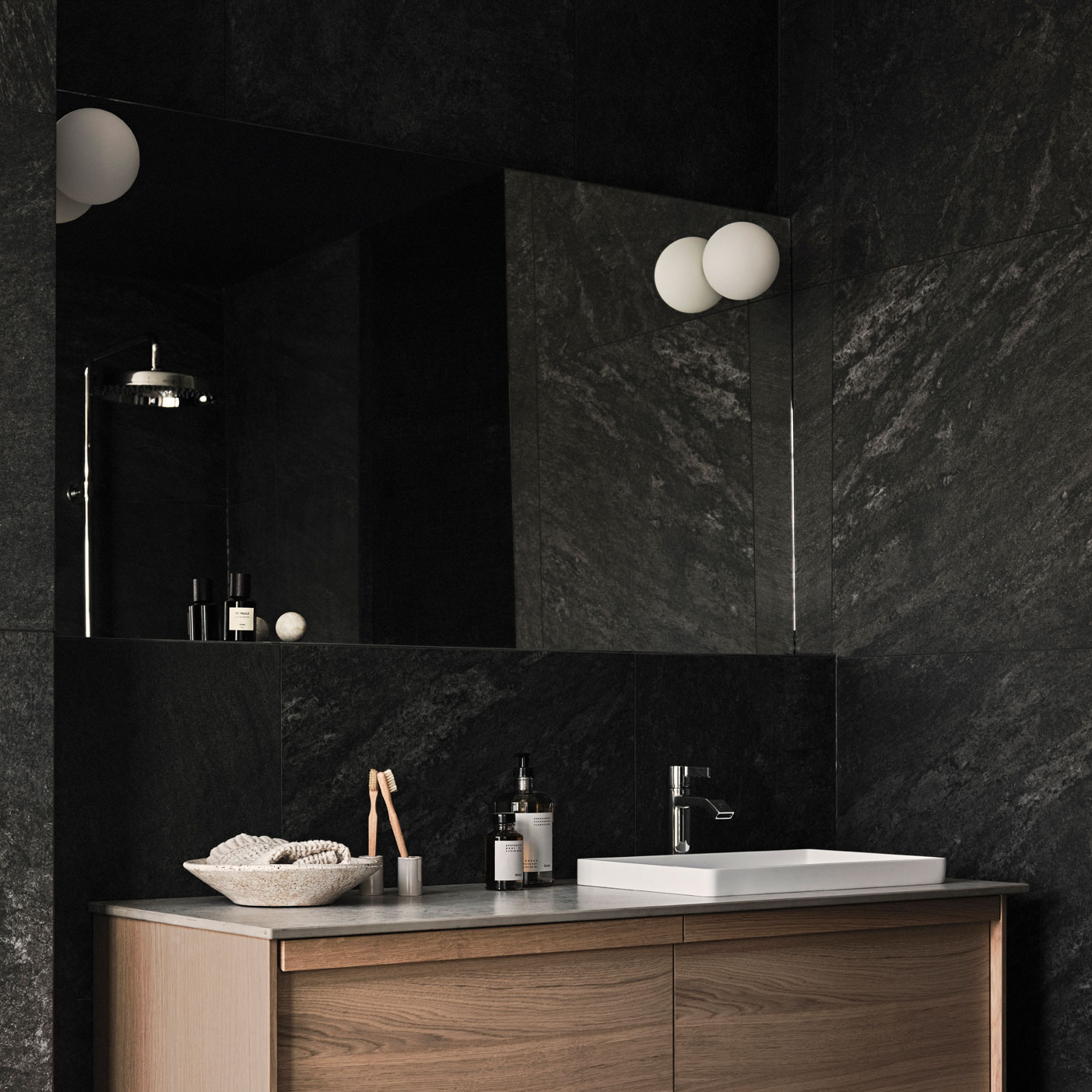 Klinker Bricmate D1515 Quartzit Black  15x15 cm