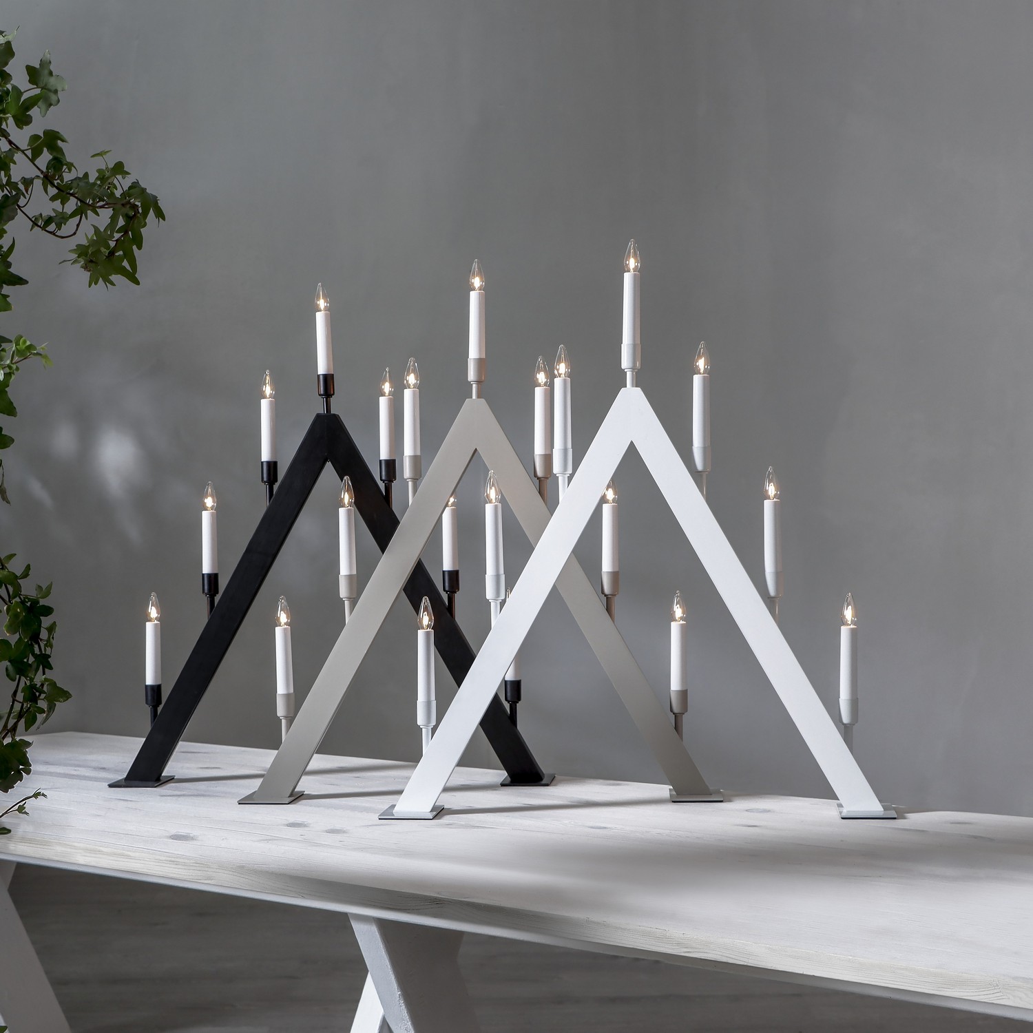 Adventsljusstake Star Trading Vind A