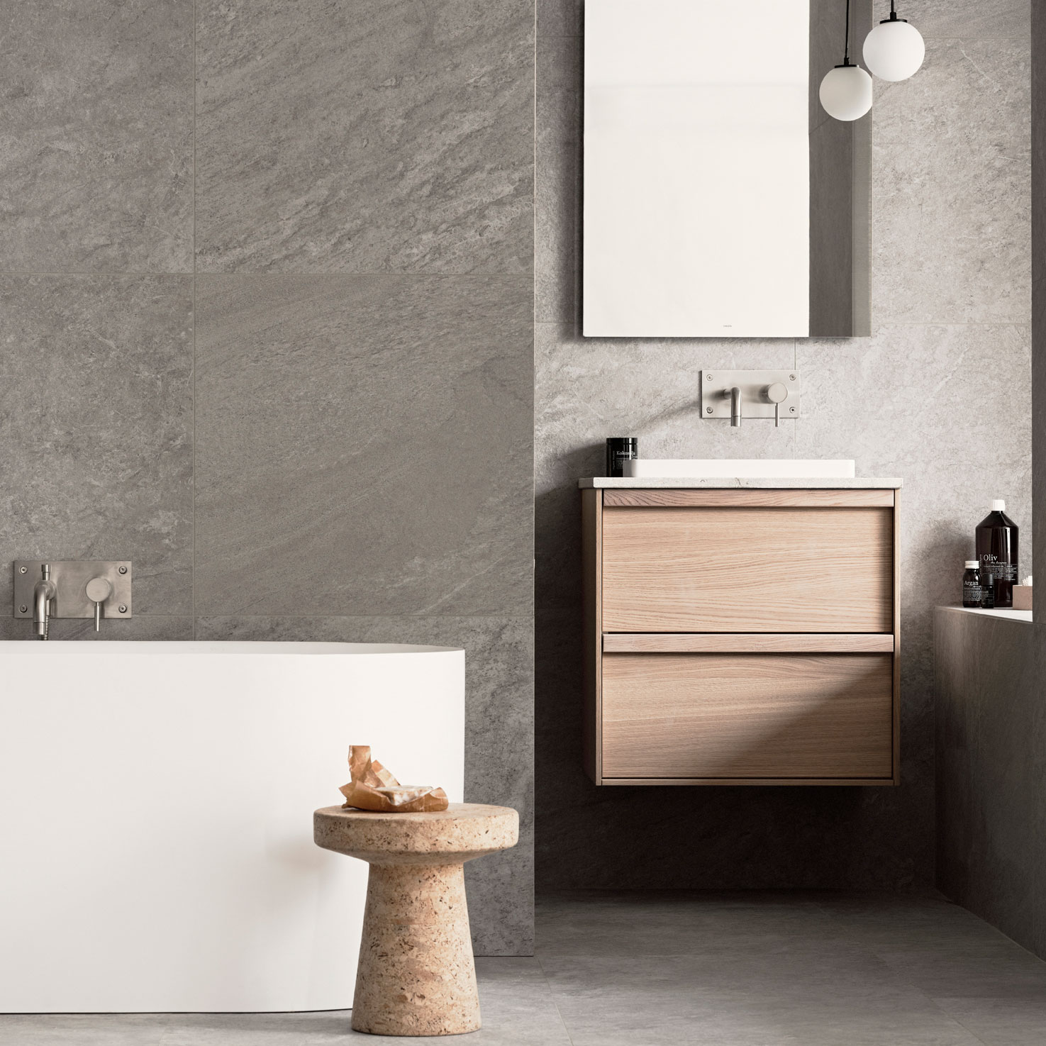 Klinker Bricmate D1515 Quartzit Grey 15x15 cm