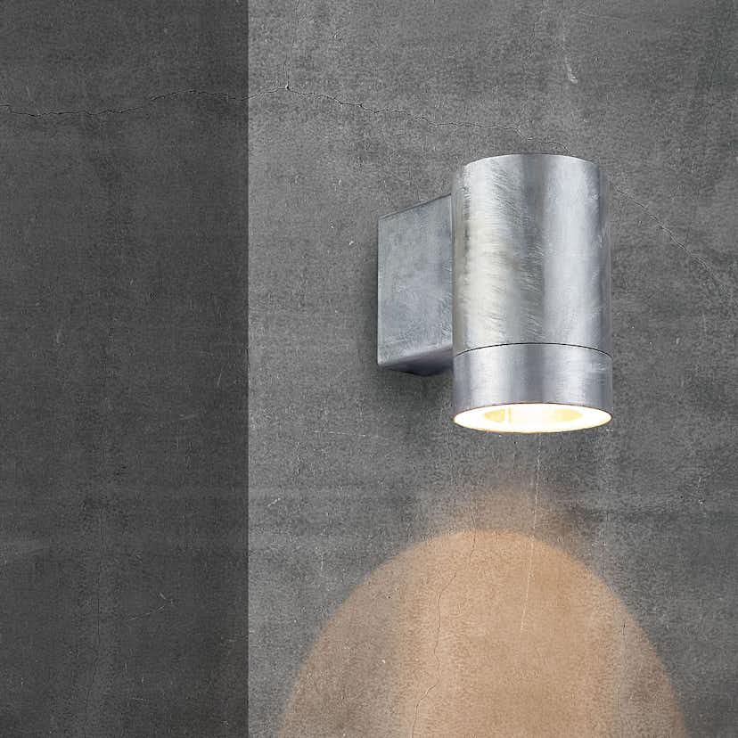 Fasadbelysning Nordlux Tin Maxi Galvaniserat Stål för Utomhusbruk