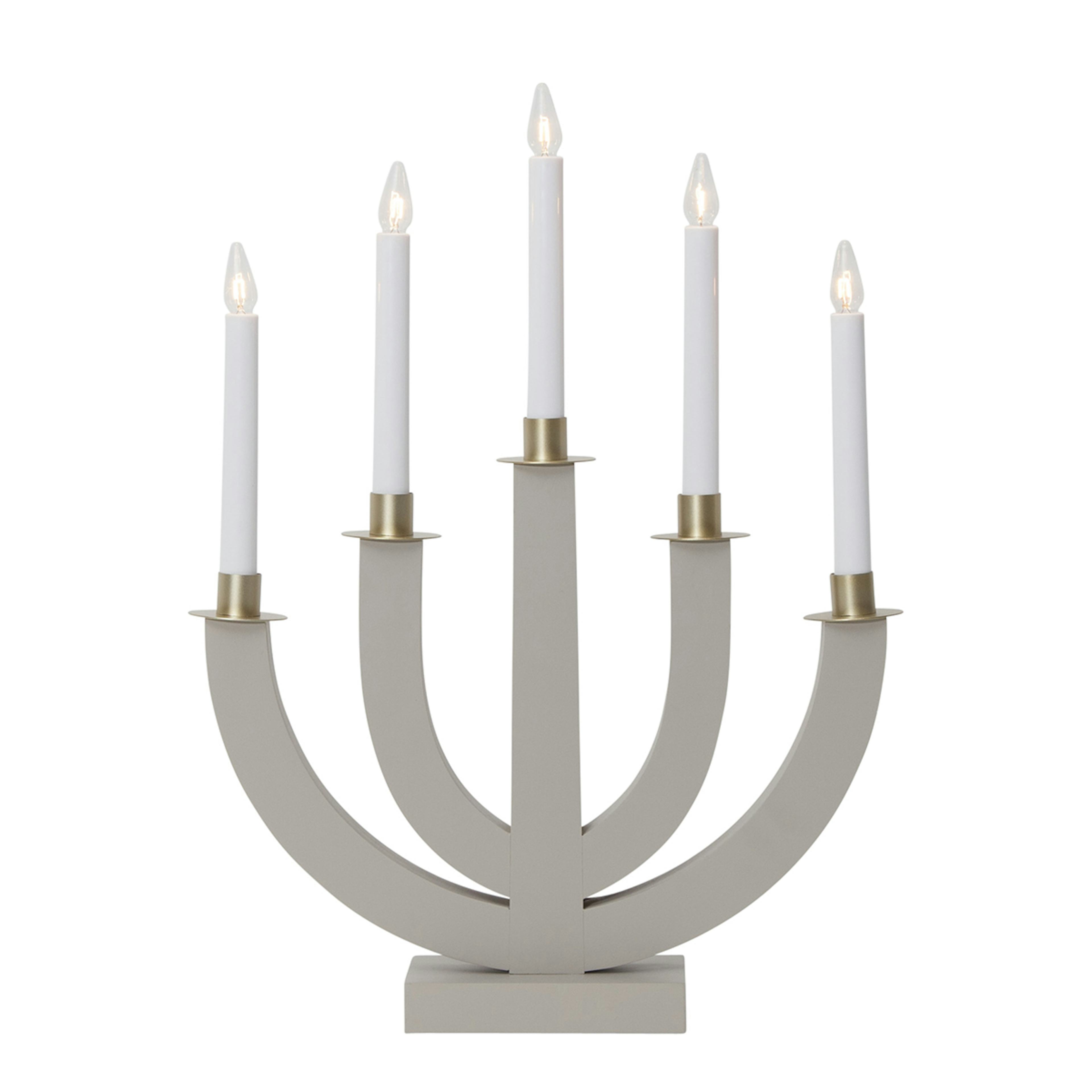 Ljusstake Star Trading Eli 5-armad Adventsljusstake