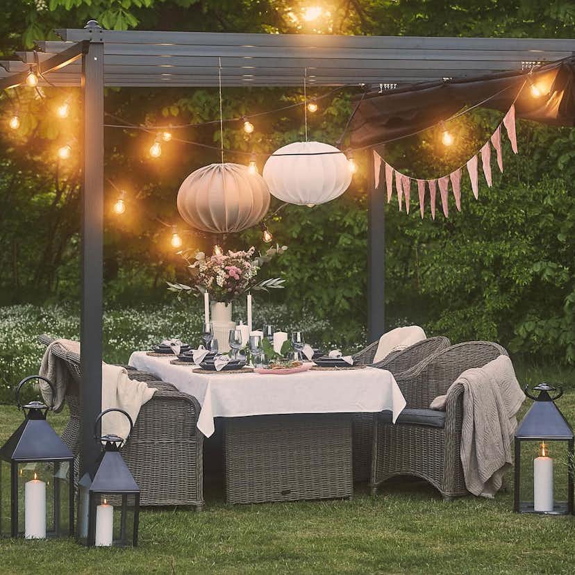 Utefåtöljer deNoord Marcus Light Fåtölj m Dyna