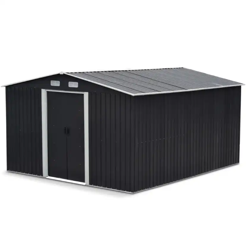 Redskapsbod Metalcraft 12,5 m² Förråd med Bas Svart