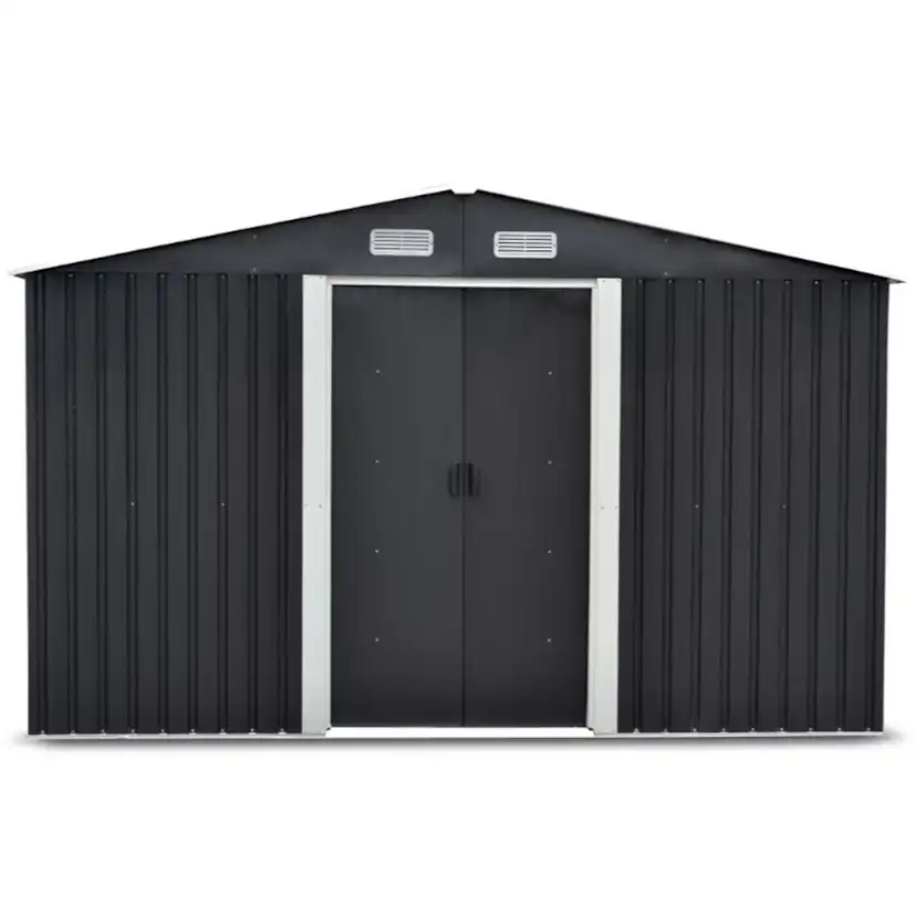 Redskapsbod Metalcraft 12,5 m² Förråd med Bas Svart