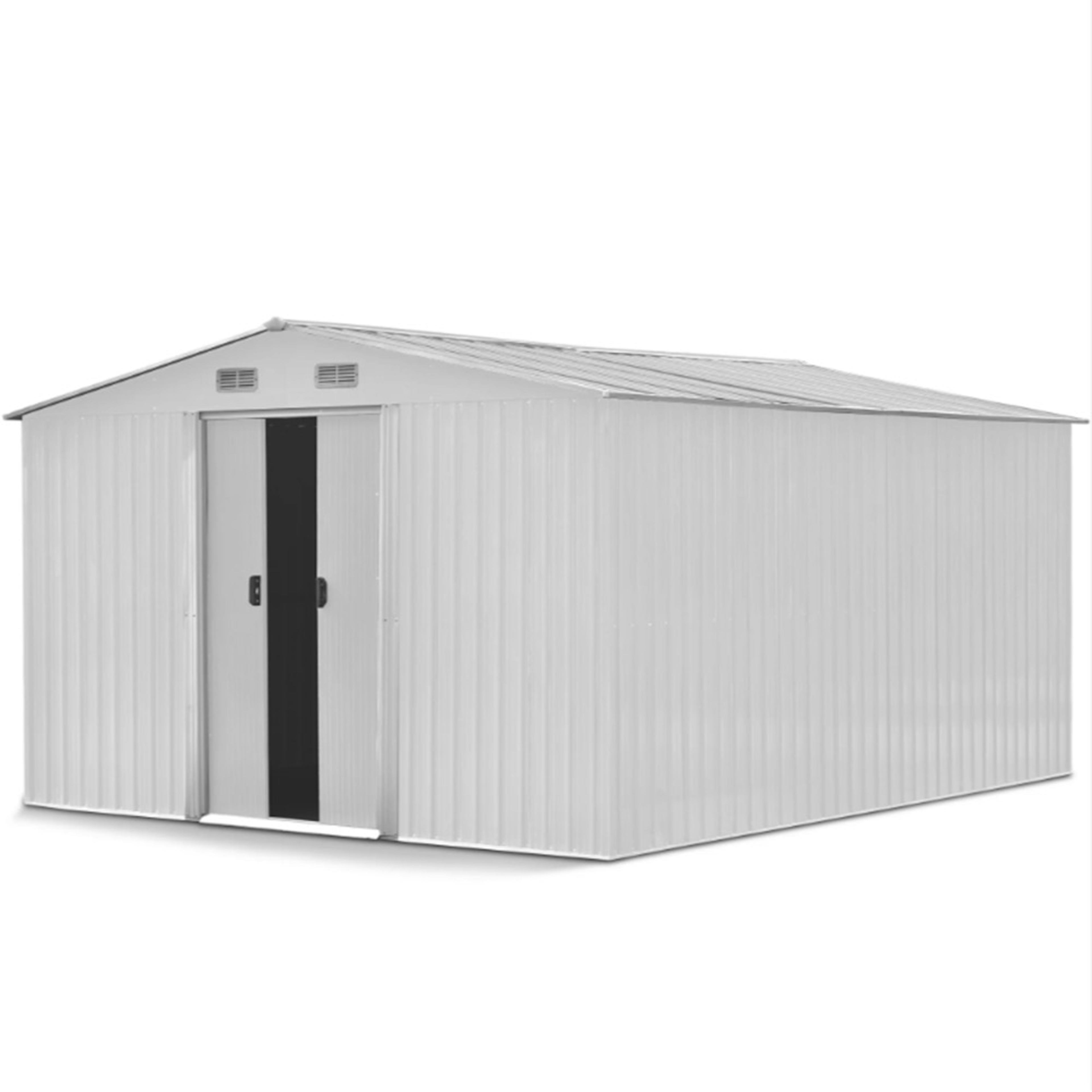 Redskapsbod Metalcraft 12,5m² Förråd med Bas Vit