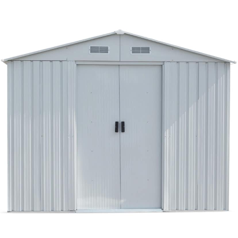 Redskapsbod Metalcraft 5,3m² Förråd med Bas Vit