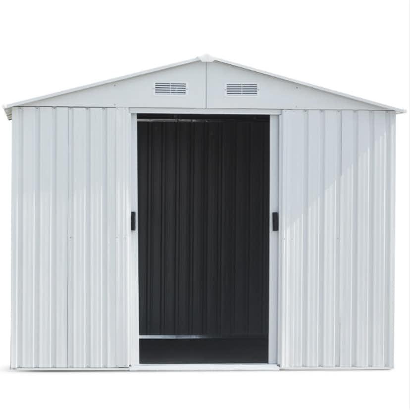 Redskapsbod Metalcraft 5,3m² Förråd med Bas Vit