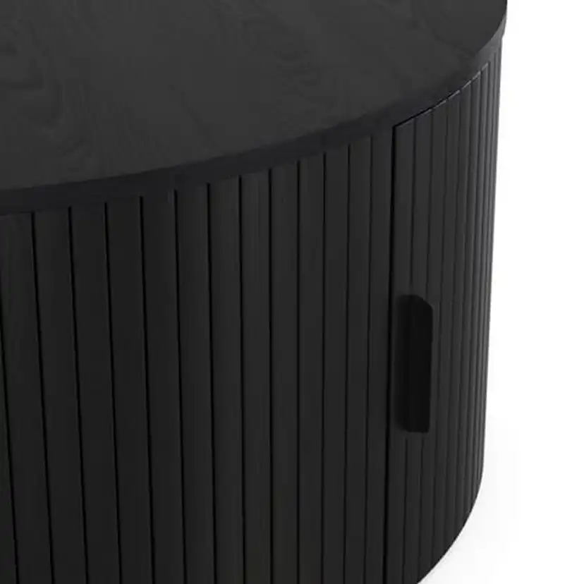Soffbord In Living Noira Ø80 cm med Förvaring