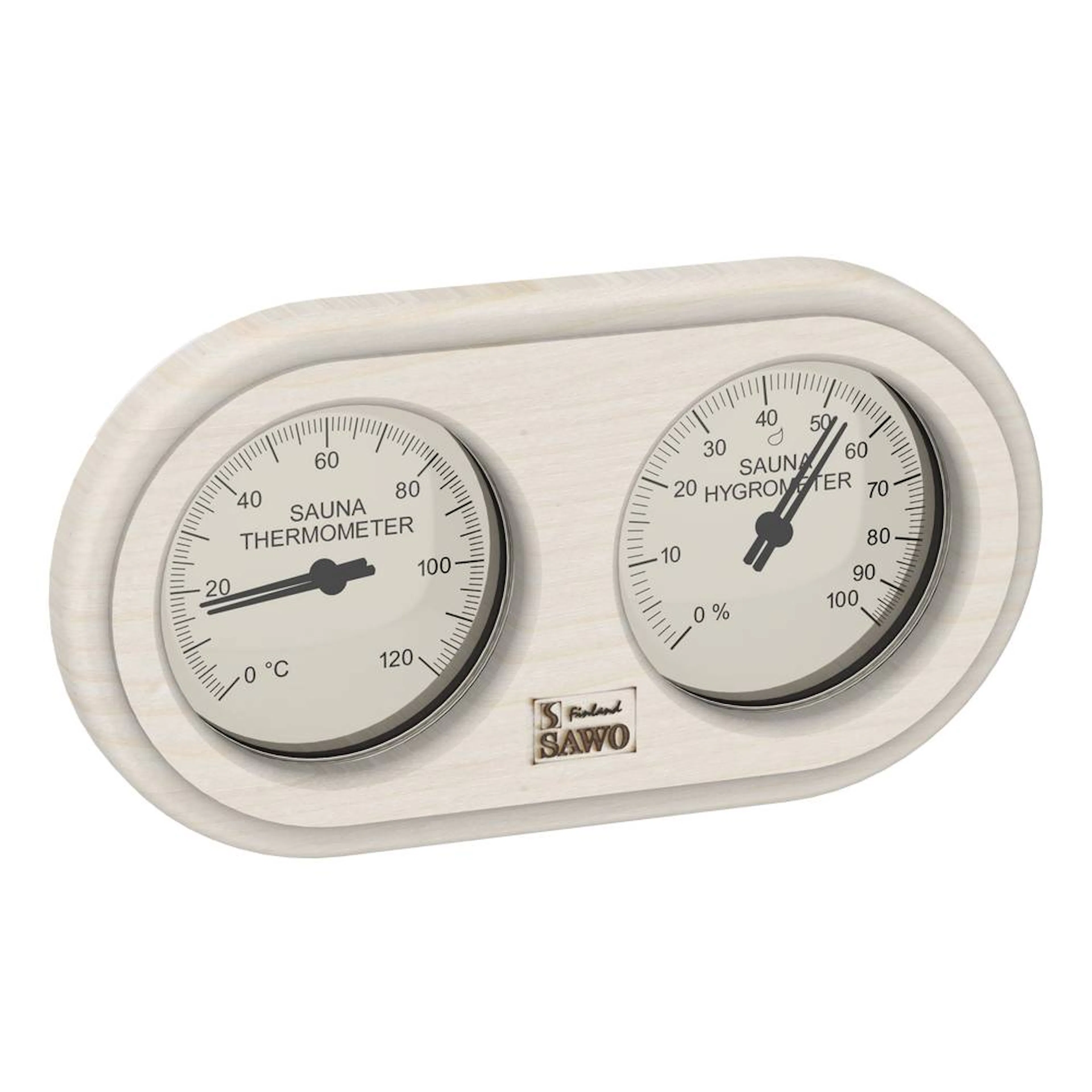 Bastu Thermo-Hygrometer SAWO Rundad