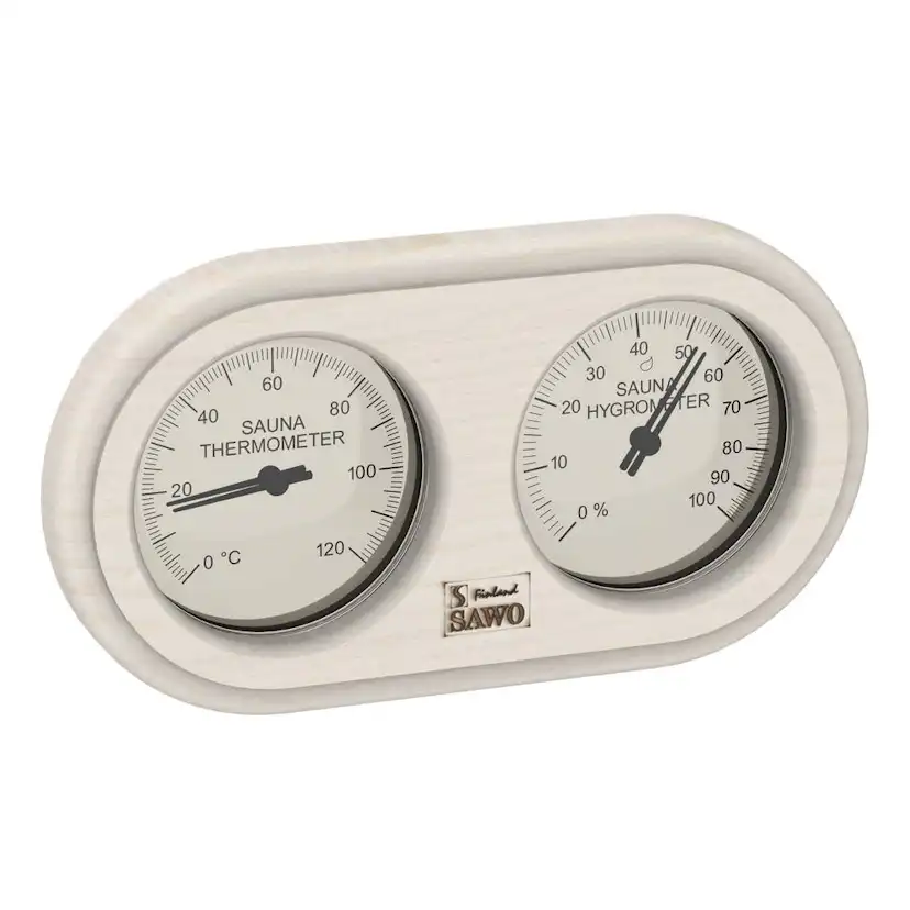 Bastu Thermo-Hygrometer SAWO Rundad