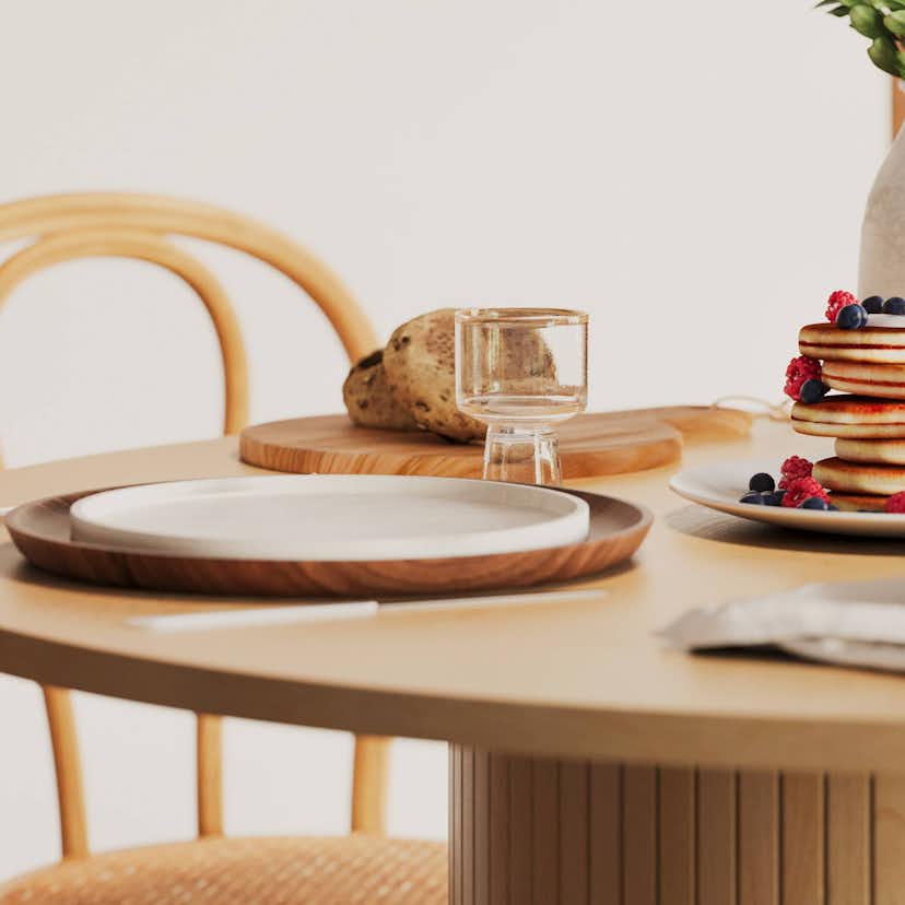 Matbord In Living Kopparbo Ø106 cm