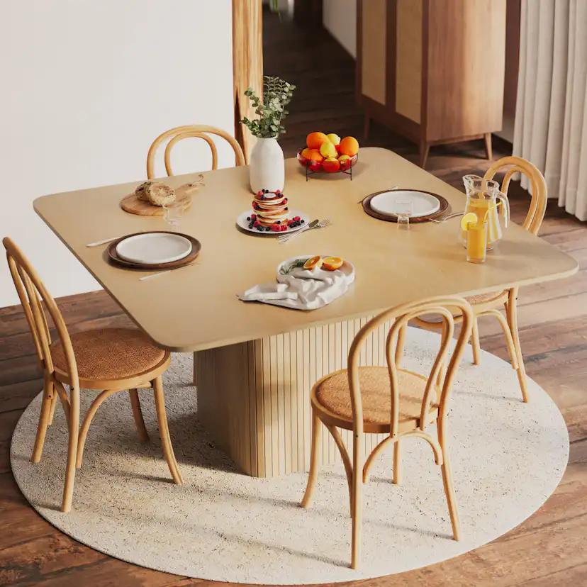 Matbord In Living Kopparbo 140x140 cm