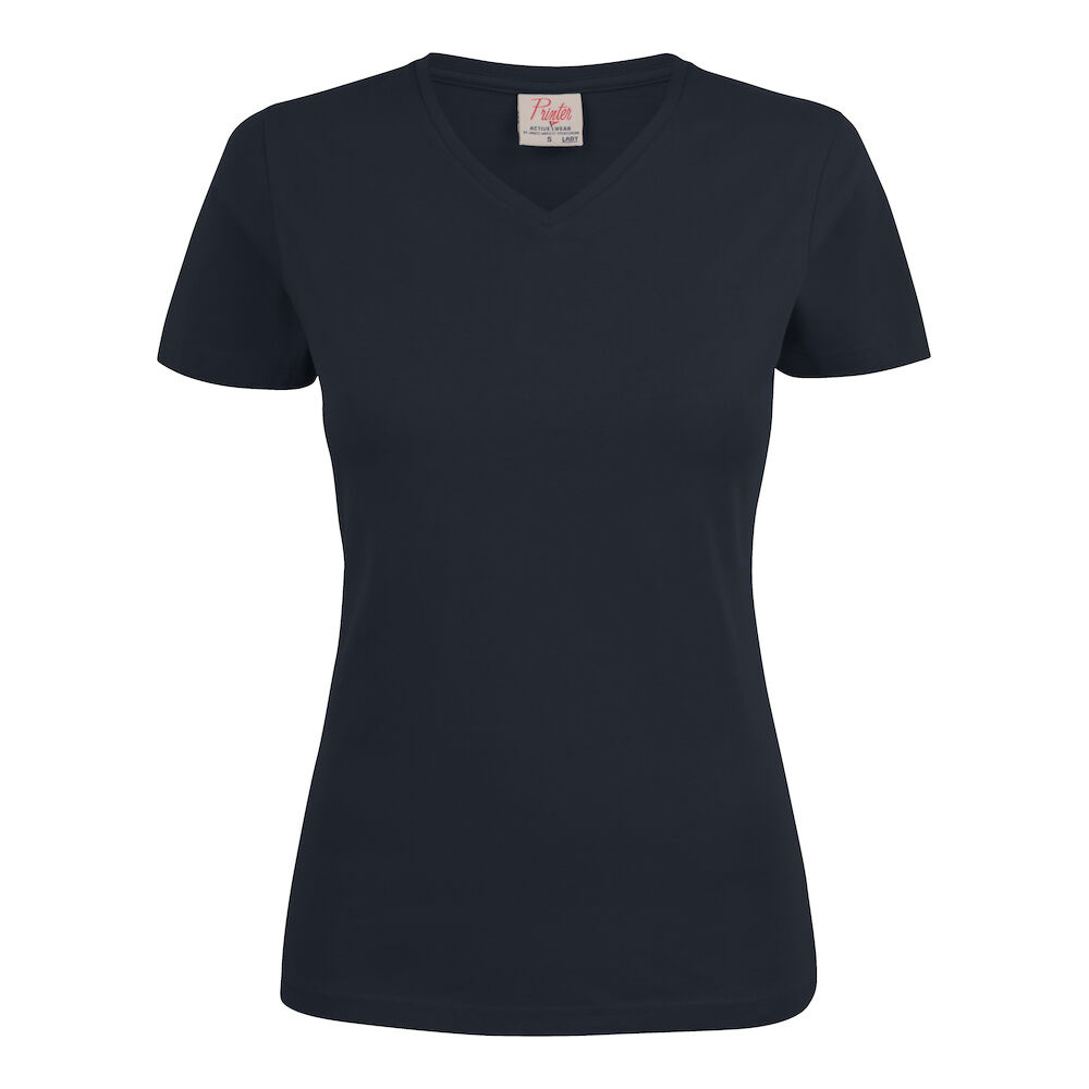 T-shirt Printer Heavy V-neck Lady