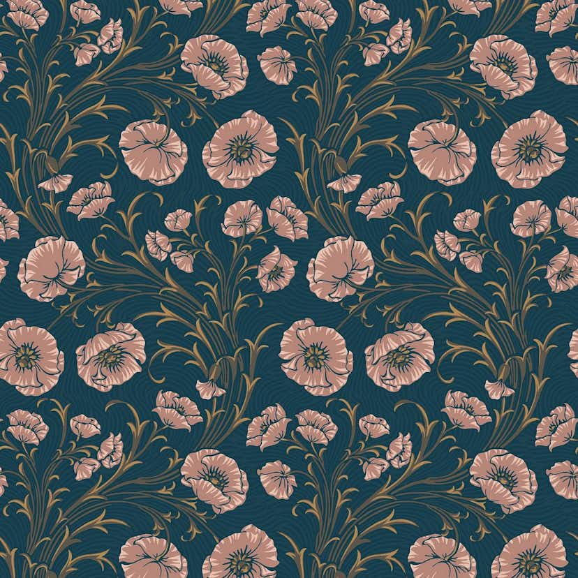 Tapet Boråstapeter Poppy Flow 2272