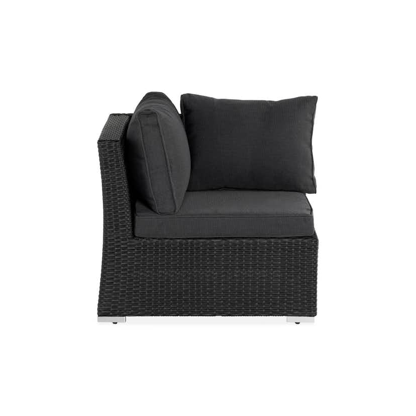 Hörnmodul Comfort Garden Wisconsin Premium Utomhus i Konstrotting