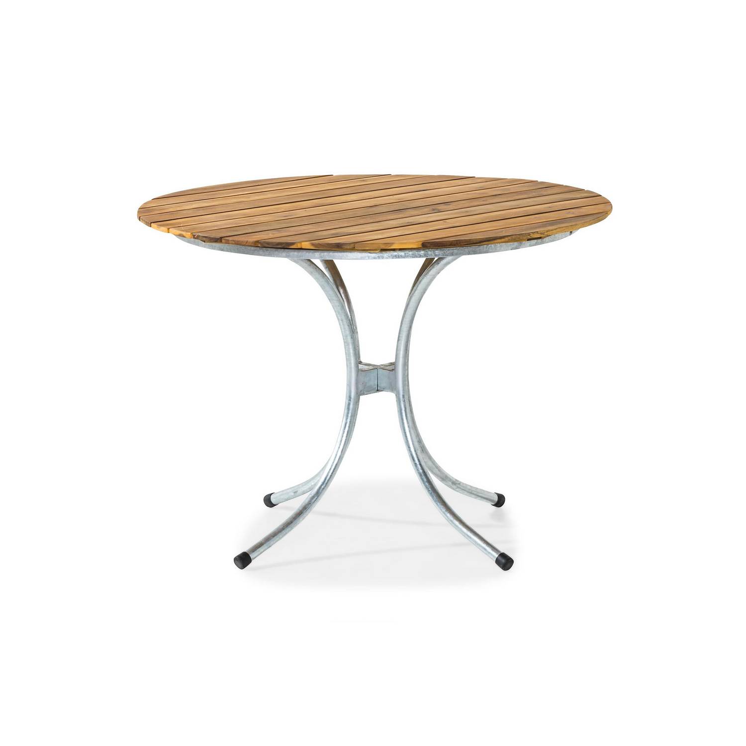 Trädgårdsbord Comfort Garden Arild Litet Runt Matbord Utomhus 110 cm - Utebord i Akaciaträ för Trädgård och Altan