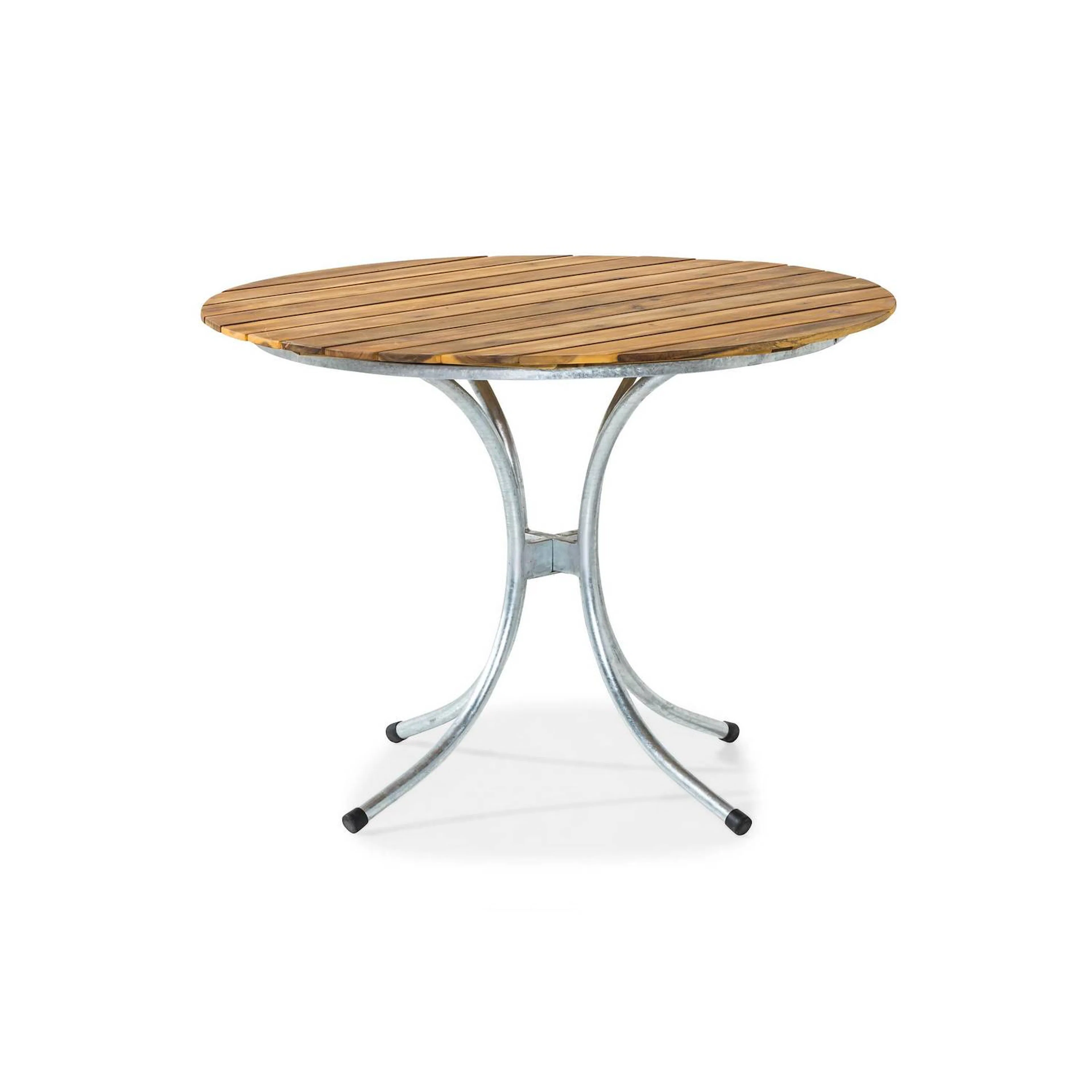 Trädgårdsbord Comfort Garden Arild Litet Runt Matbord Utomhus 110 cm - Utebord i Akaciaträ för Trädgård och Altan