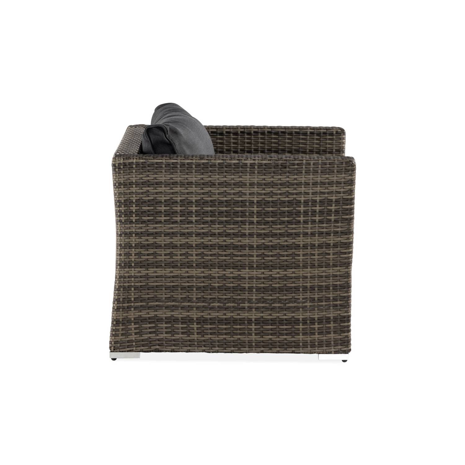 Utefåtöljer Comfort Garden Wisconsin Premium Utefåtölj – Loungefåtölj för Uterum och Altan i Konstrotting