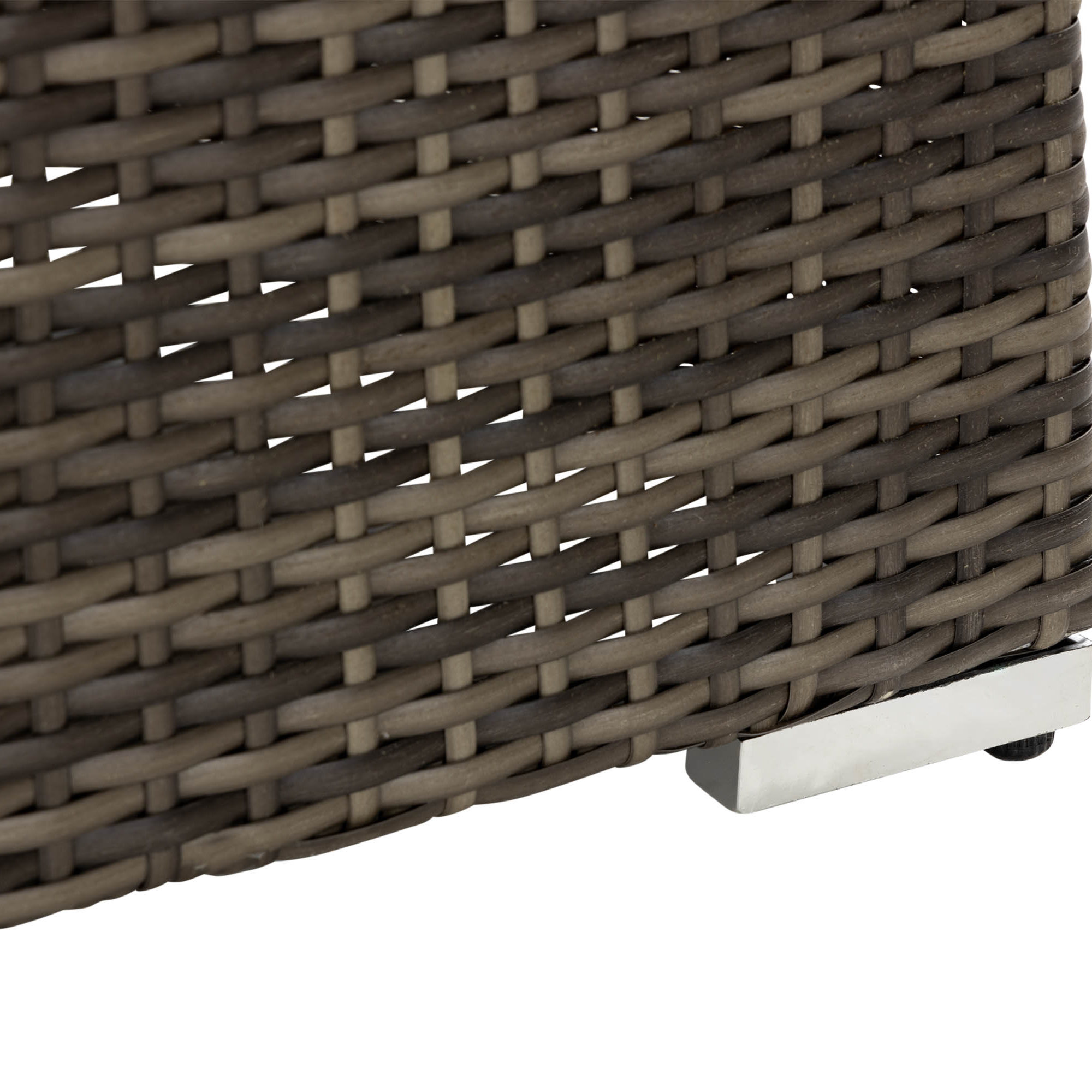 Utefåtöljer Comfort Garden Wisconsin Premium Utefåtölj – Loungefåtölj för Uterum och Altan i Konstrotting