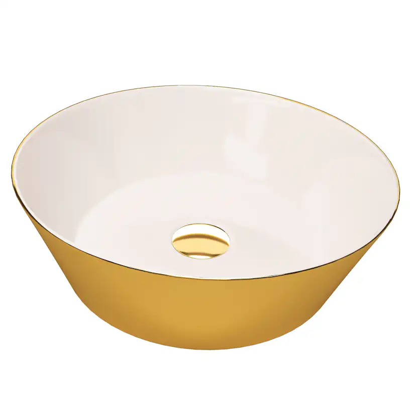 Tvättställ Badlyx Round 105 Bicolor 35 cm