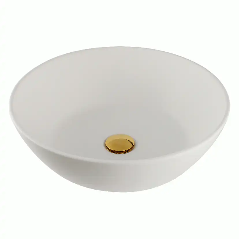 Tvättställ Lavabo Solid Surface ø450 mm