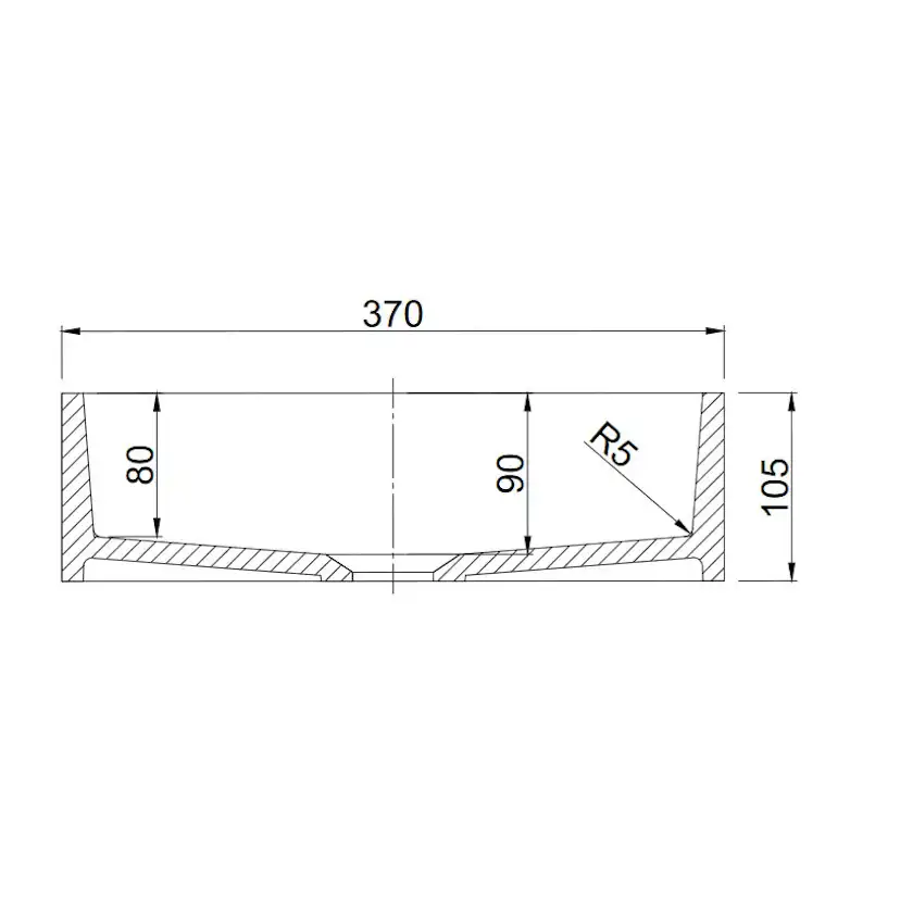 Tvättställ Lavabo Solid Surface 40