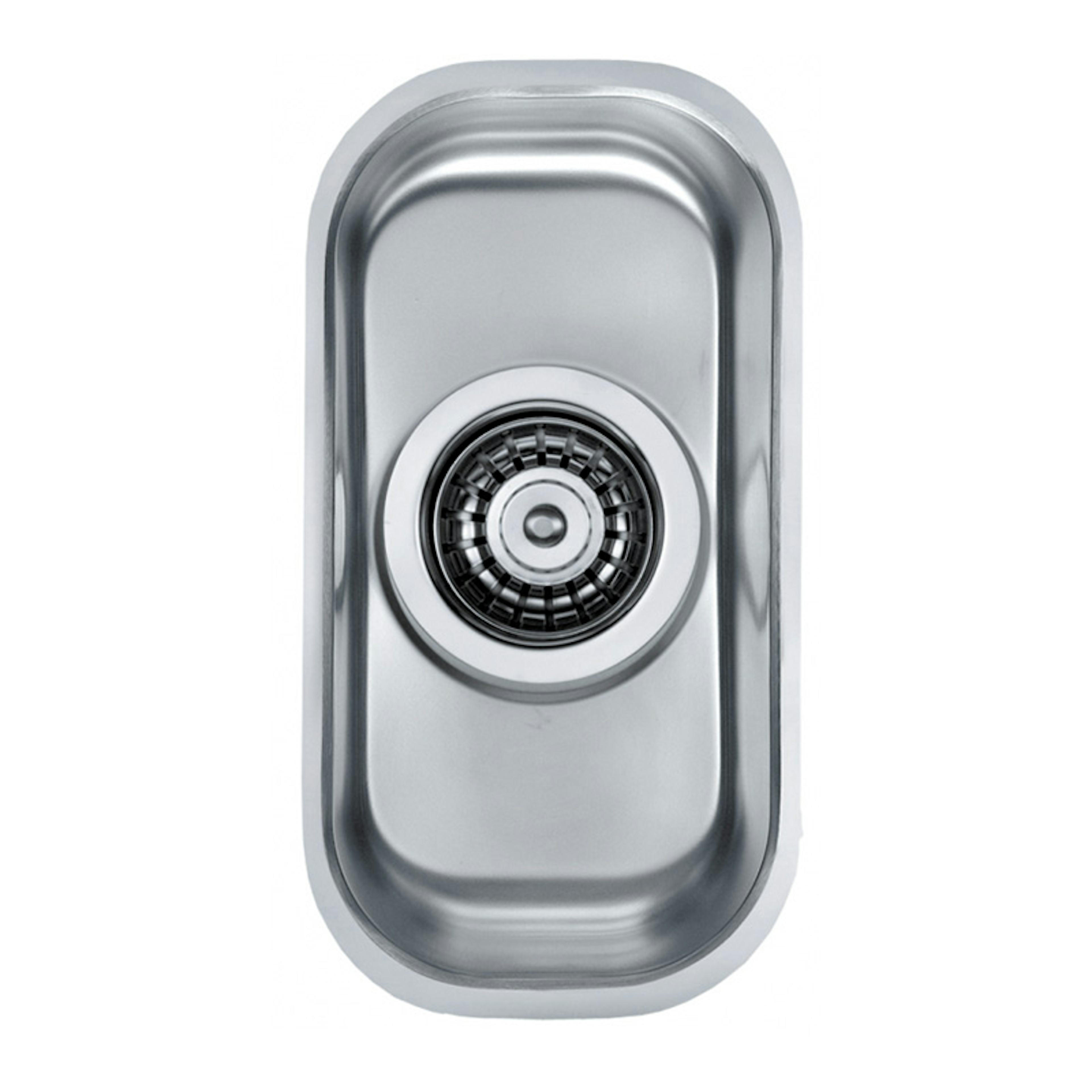 Diskho DecoSteel Variant 110 Rostfri Enkel med Korgventil & Vattenlås