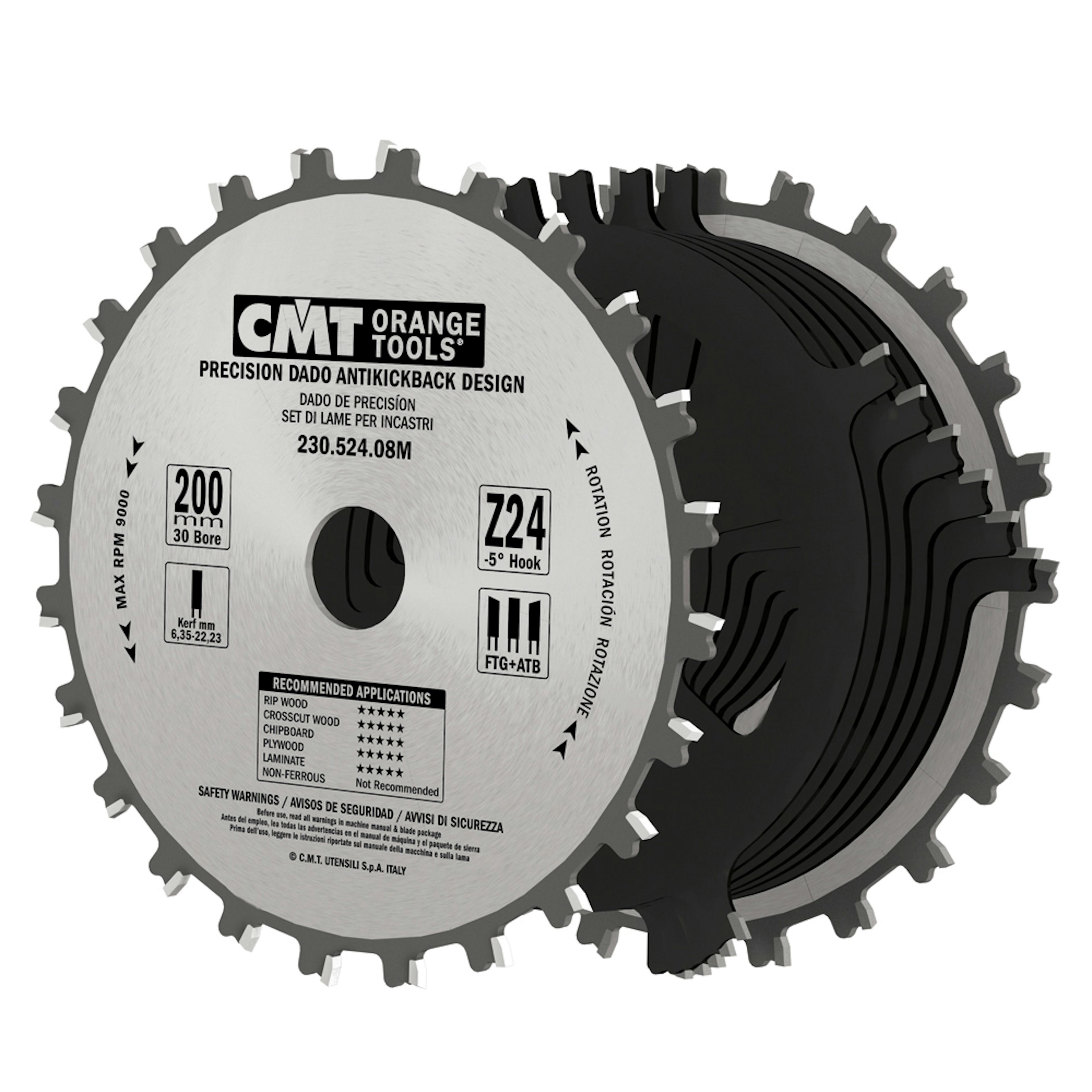 Spårklinga CMT Orange Tools set (dado) 150x6,35-22,23x15,87 T20