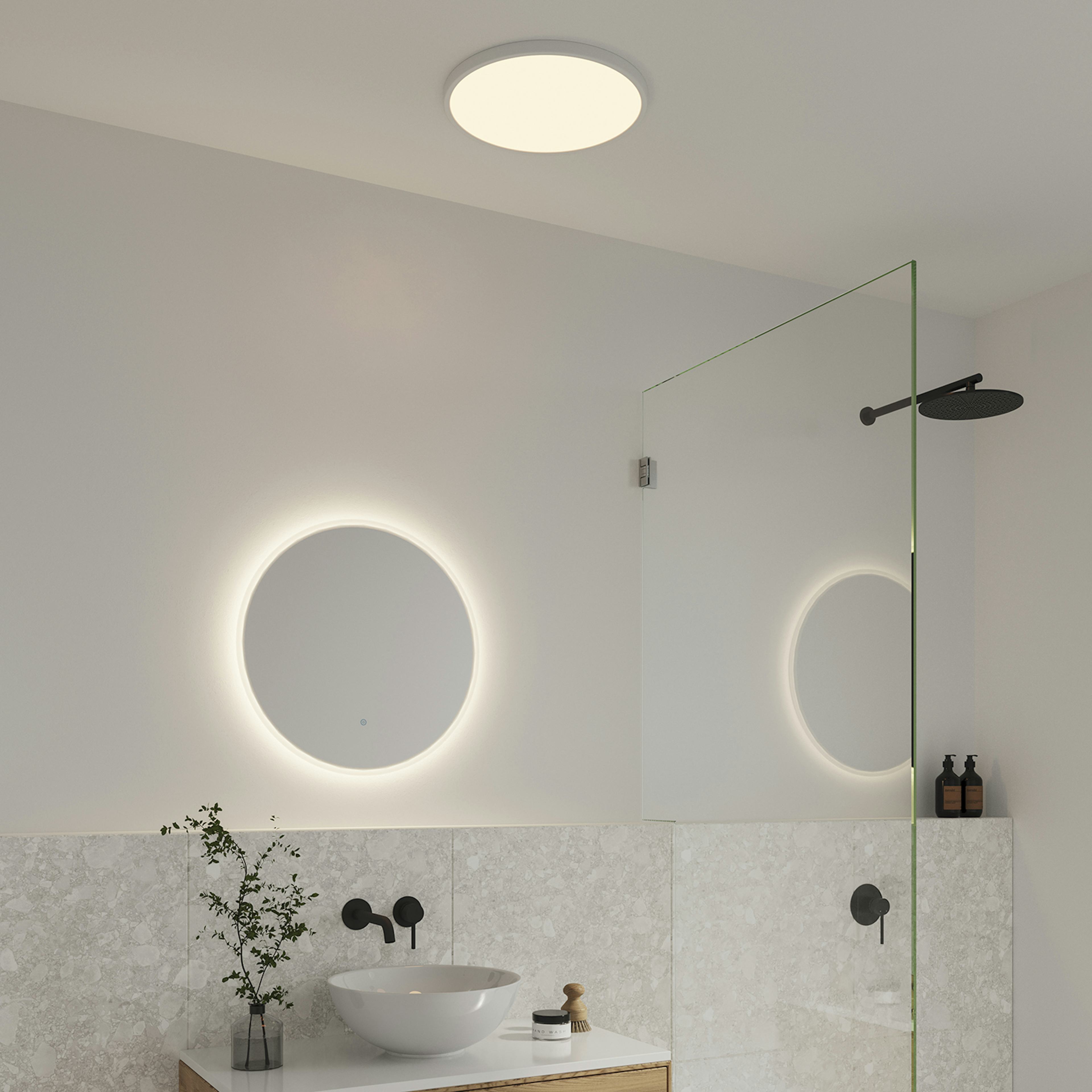 Spegelbelysning Nordlux Dovina 60 Vägglampa för Badrum med LED-belysning