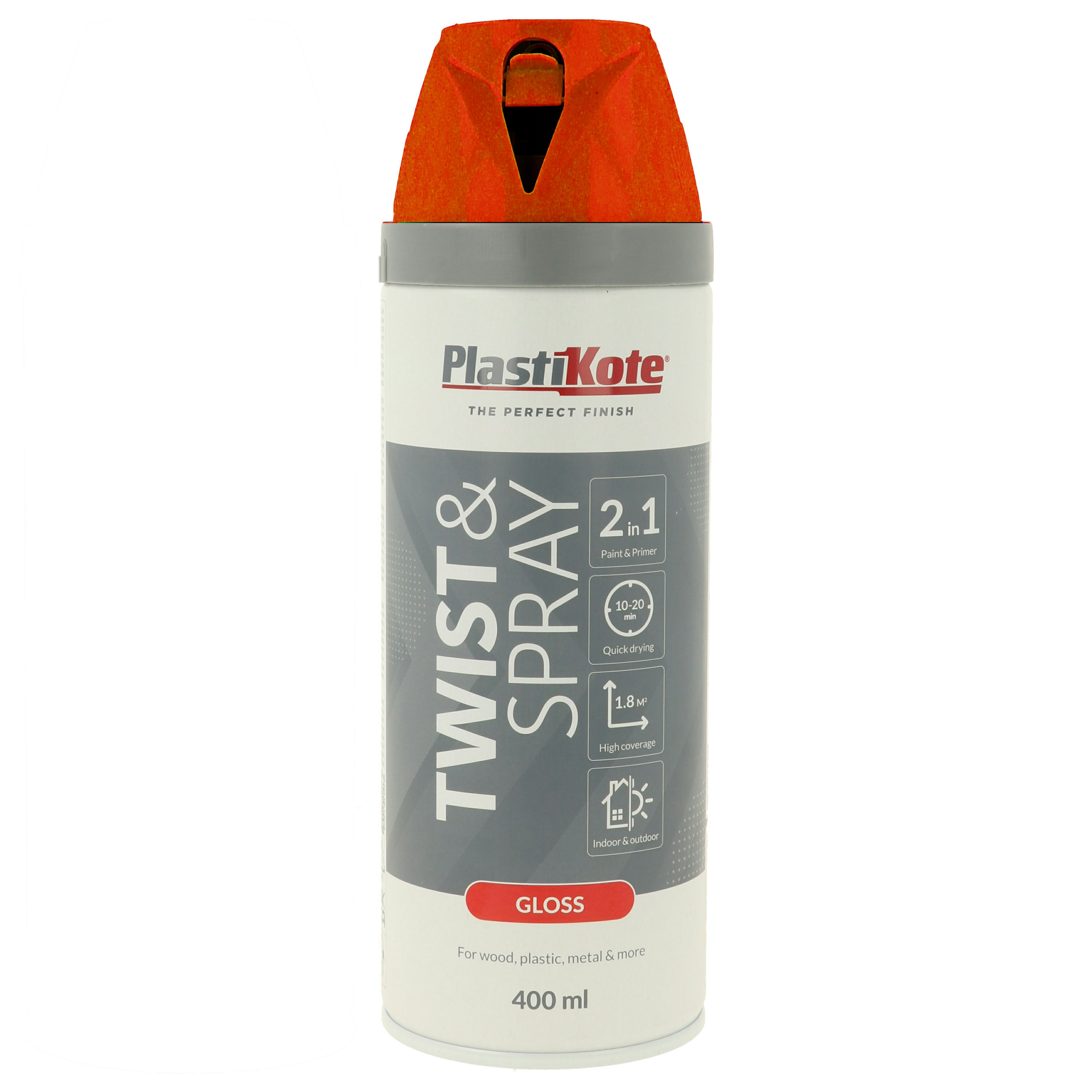 Sprayfärg Plasti-koteT&S Klarröd Blank 400 ml
