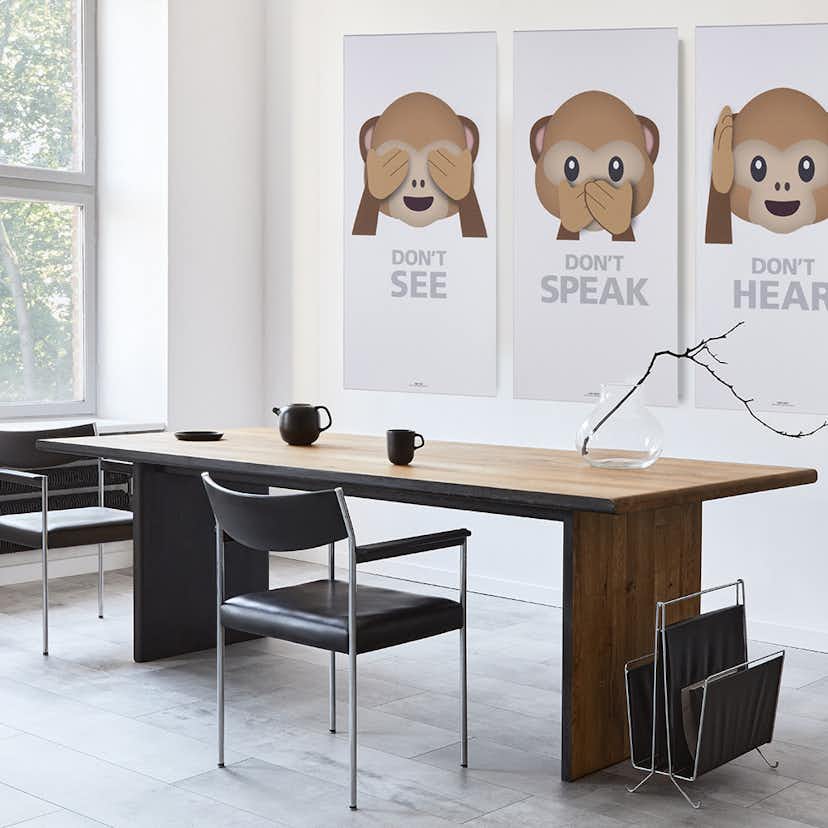 Akustiktavla Fibrotech Art-Acoustic Abe 1200x600 mm Vit