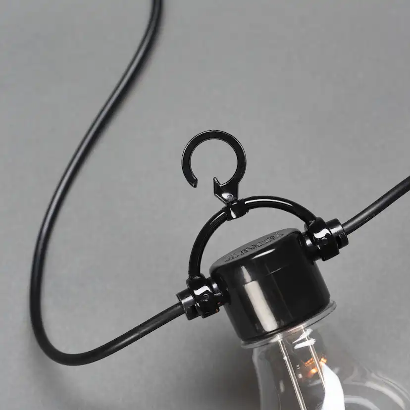 Tilläggsslinga Gnosjö Konstsmide E27 10 Amber LED Skärmar