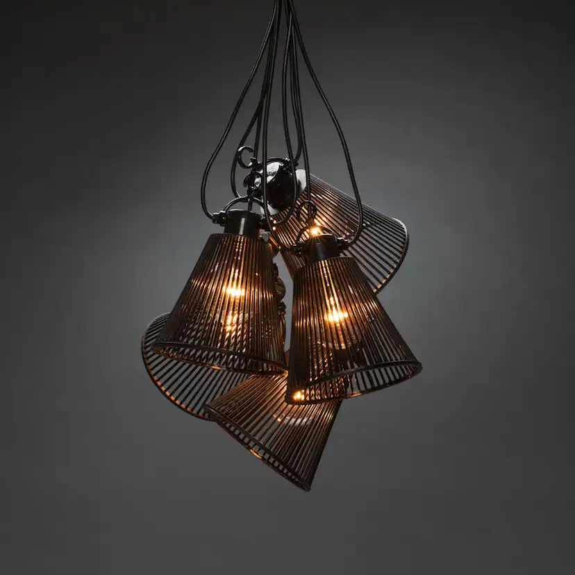 Tilläggsslinga Gnosjö Konstsmide E27 10 Amber LED Skärmar