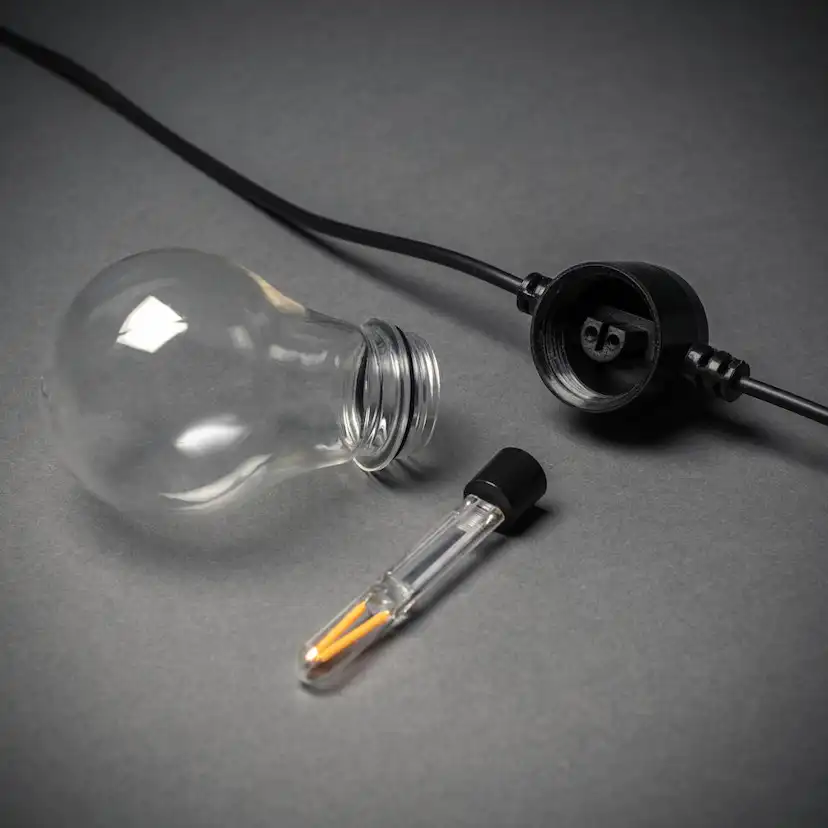 Ljusslinga Gnosjö Konstsmide 2341-800SP B/O 10 LED Solpanel