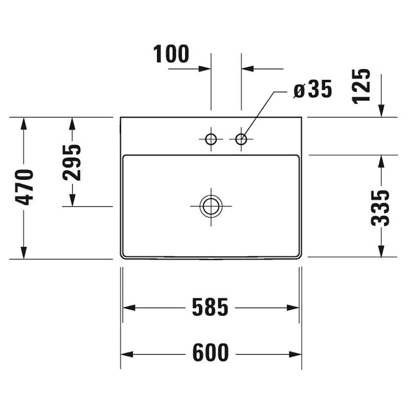 Tvättställ Duravit DuraSquare