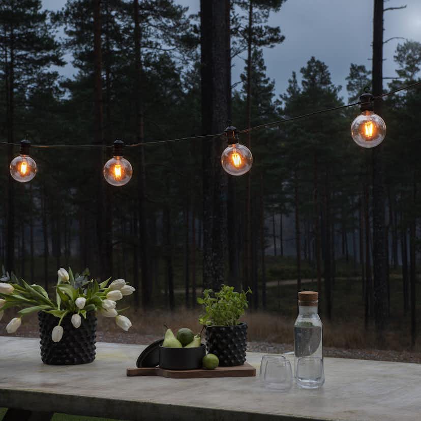Tilläggsslinga Gnosjö Konstsmide E27 10 Amber LED