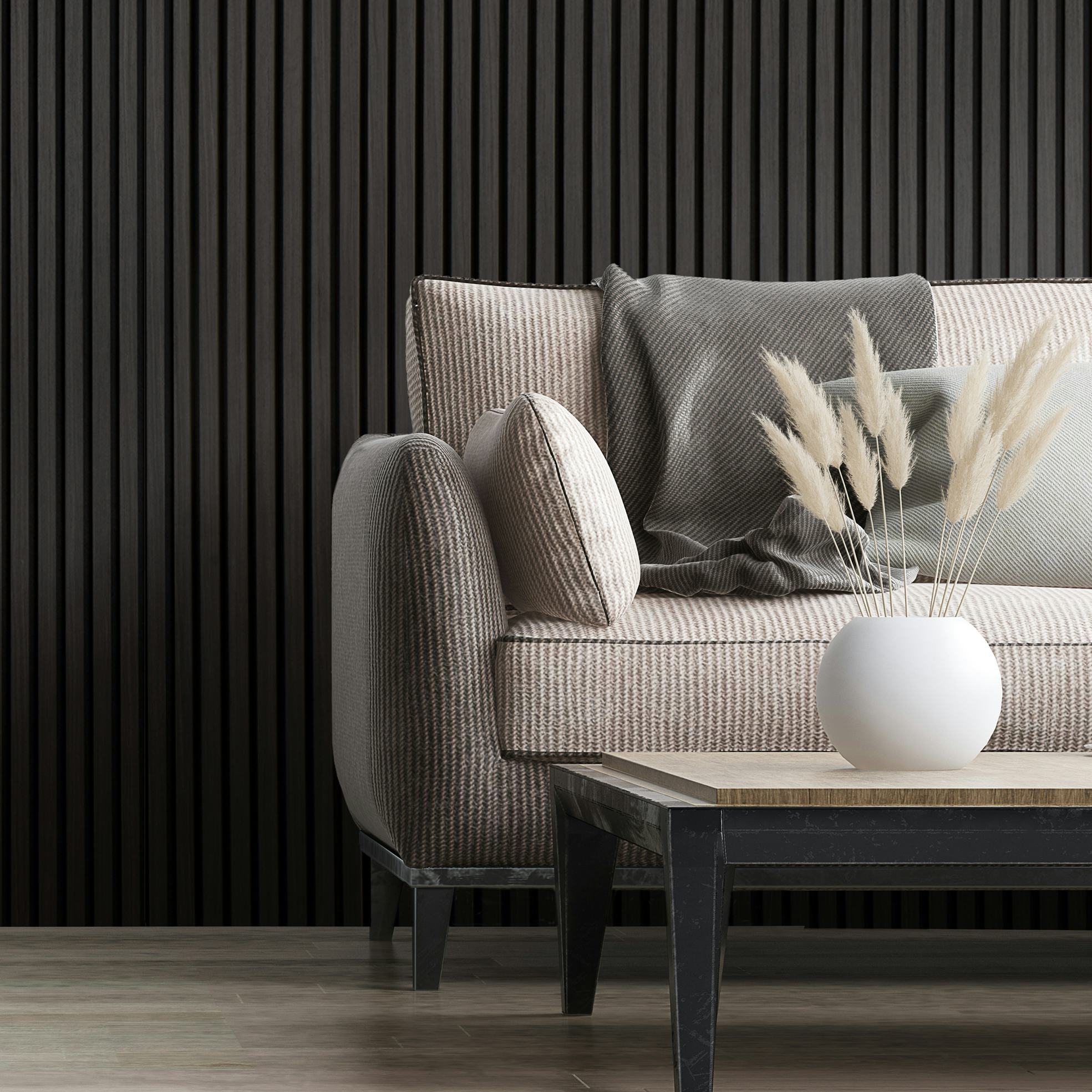 Akustikpanel NQD Smartwall Svart Ek