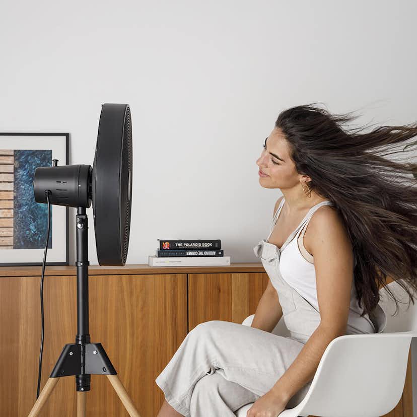 Stativfläkt Taurus Forest 5 Fläktblad Svart