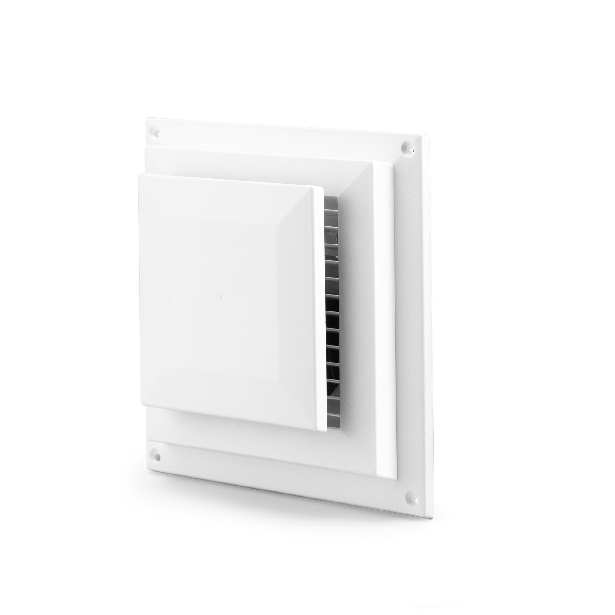 Tilluftsventil Fresh ET Kvadratisk Väggventil Vit Plast F180