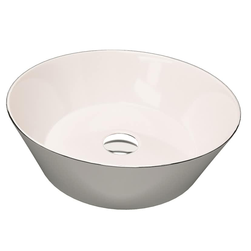 Tvättställ Badlyx Round 105 Bicolor 35 cm