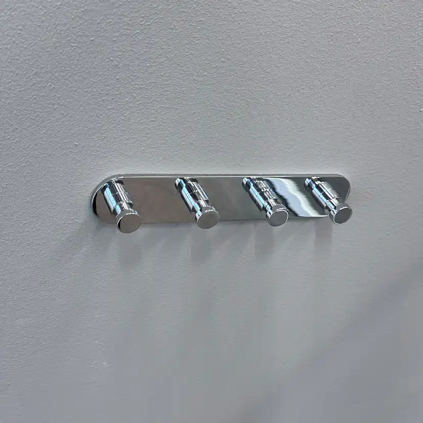 Handdukskrok Arredo Estelle Fyrkrok Krom