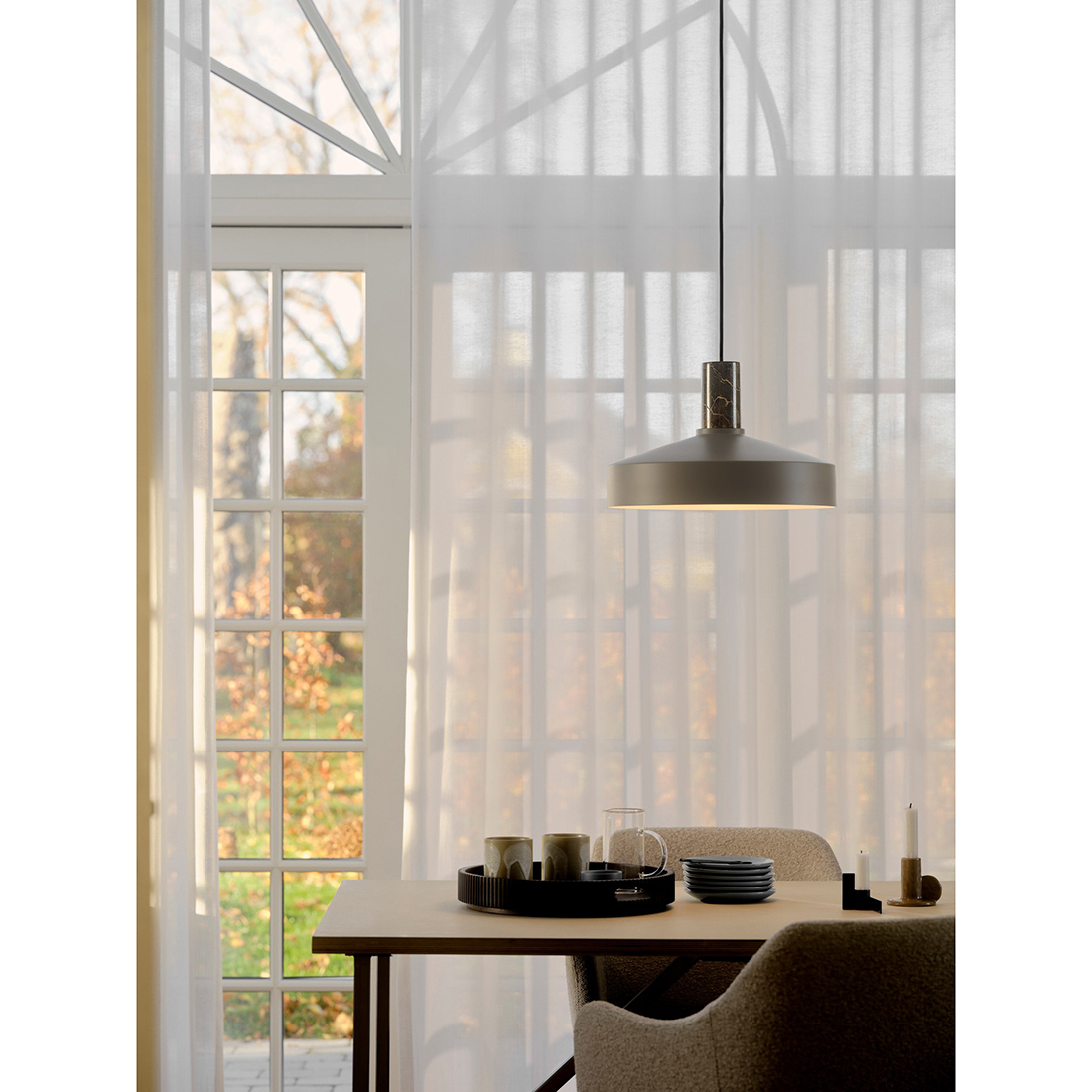 Taklampa Nordlux Elvas Marble