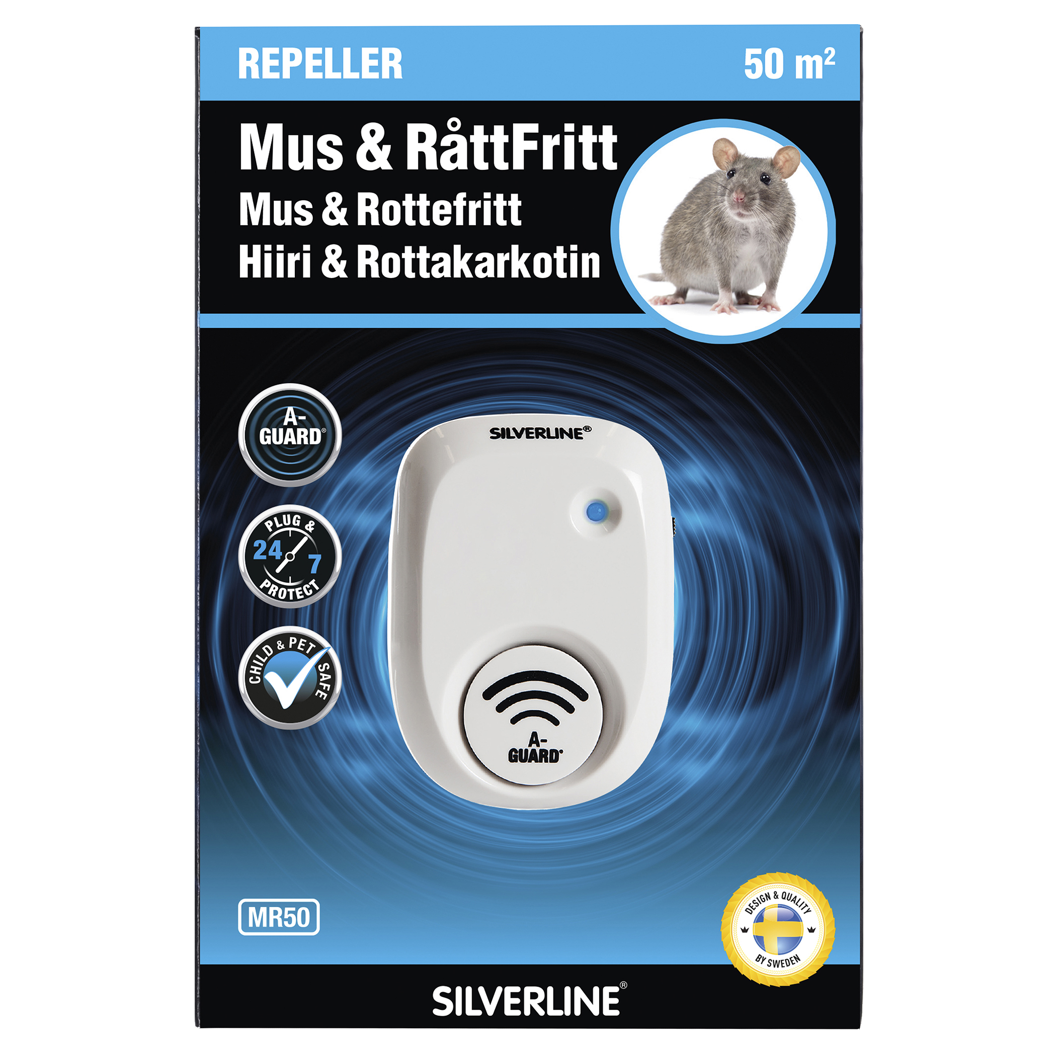 Avskräckare Silverline Mus och Råtta Mr50