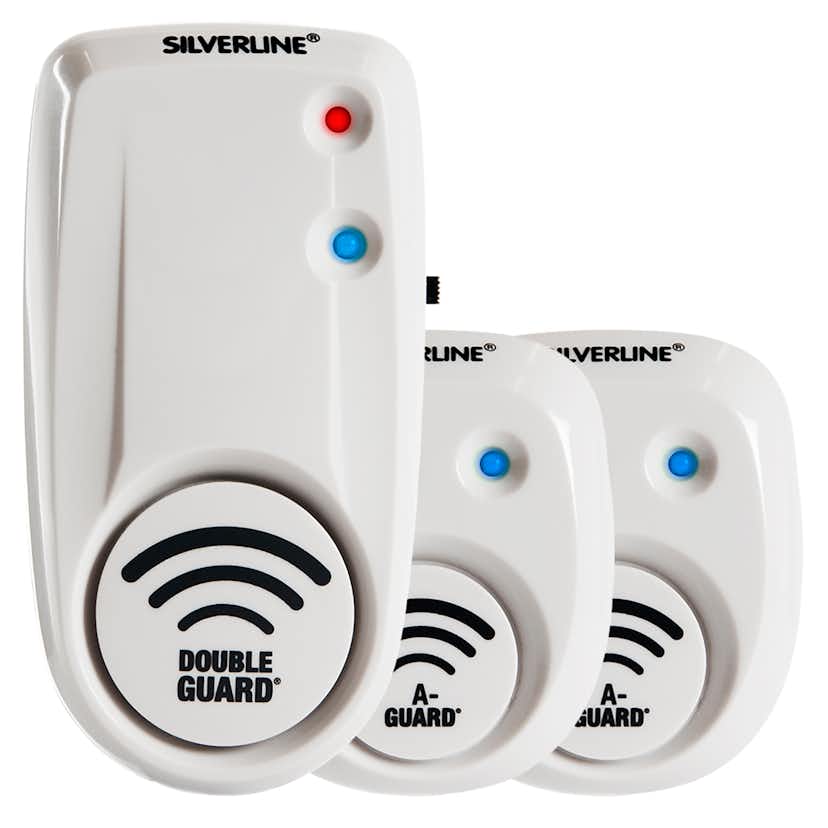 Skadedjursbekämpning Silverline Mus- & Rått Avskräckande MR80 DG2+MR30x2 Ultraljud A-Guard & Electro Pulse