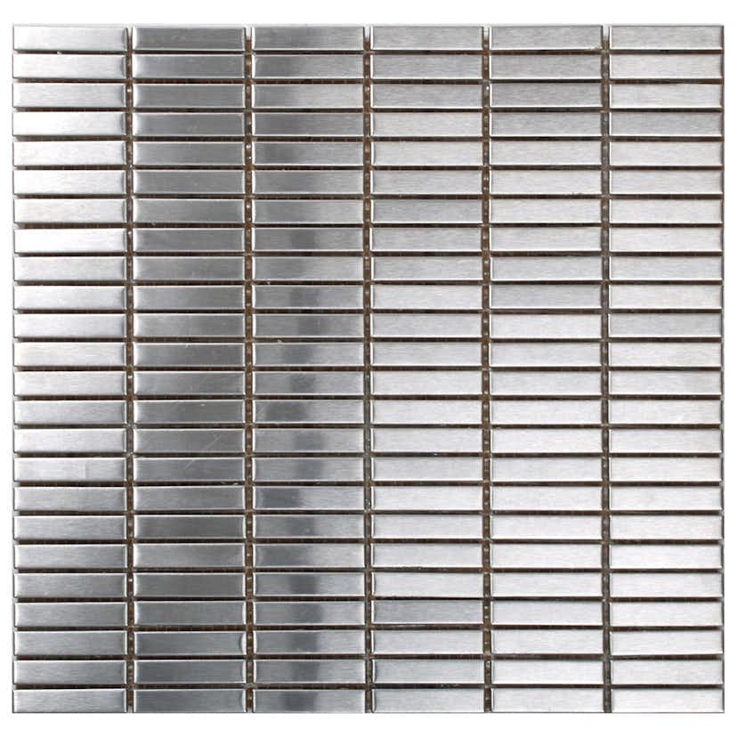 Mosaik Arredo Steel Grå 5,2x1,1 cm