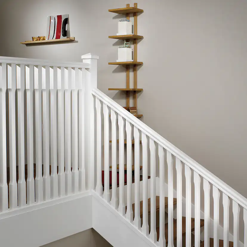 Räckespelare Lundbergs Helsinki för Utanpåliggande Vit 4-pack